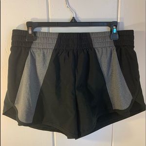 Avia Black and Gray Athletic Shorts